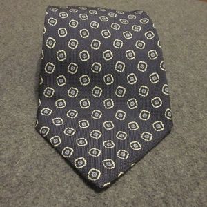 Polo by Ralph Lauren Blue/White Hand Made Tie